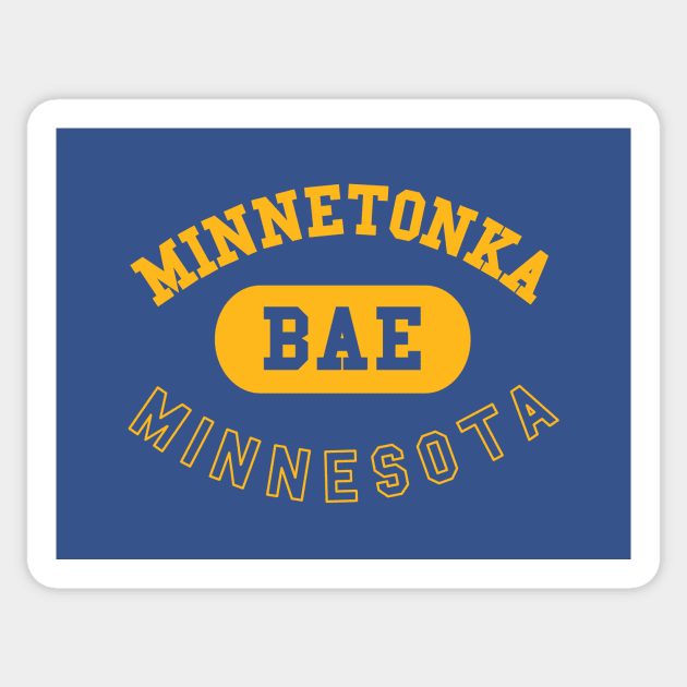 Minnetonka Bae III Sticker by sportlocalshirts